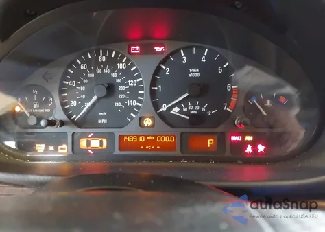 2003 BMW 325I из США, поврежденный, VIN WBAAZ33403PH33803